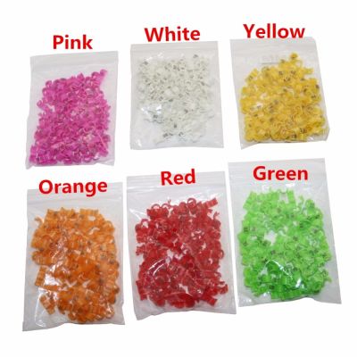；【‘； Bird Foot Ring Pigeon Supplies 2.7Mm 3Mm 4Mm 4.5Mm 5Mm Colorful Identification Ring Canary Acacia Birds Clip Ring 100 Pcs