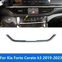 สำหรับ Kia Forte Cerato K3 2019 2020 2021 2022 2023คอนโซลกลางเครื่องปรับอากาศเต้าเสียบช่องระบายอากาศเครื่องปรับอากาศแต่งรถอุปกรณ์เสริมฝาครอบ