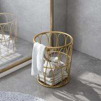 ?Dream Best? Storage Basket Metal Storage Cart Laundry Sorter for Bedroom