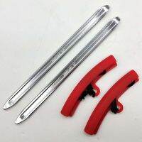 2pcs tire crowbar motorcycle tire to remove chrome vanadium steel surface polishing and chrome crowbar 2pcs protective sleeve