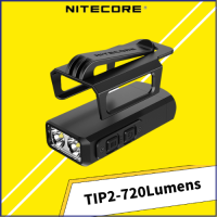 NITECORE TIP2 Keychain Light 720 Lumens Utilizes 2 x CREE XP-G3 S3 LED Rechargeable Dual-Core Magnetic Powerful Torch Flashlight