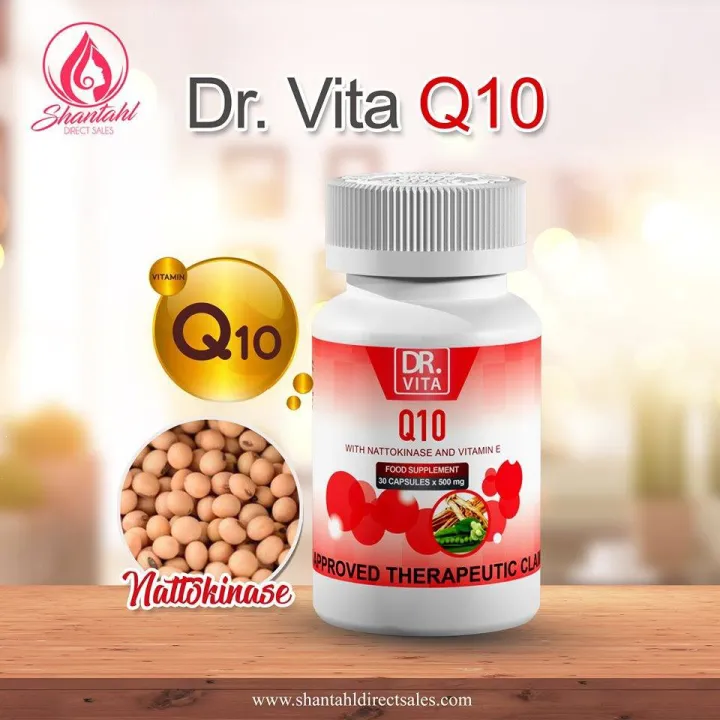 NATURAL AND 100 EFFECTIVE DR. VITA Q10 Nattokinase & Vitamin E