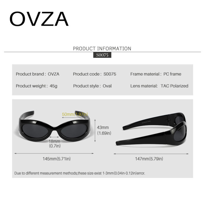 ovza-2023แฟชั่นแว่นสายตากันแดดสตรีสีชมพูขนาดใหญ่สำหรับผู้ชาย-s0075แว่นตาสำหรับขับรถแว่นตาเล่นกีฬา