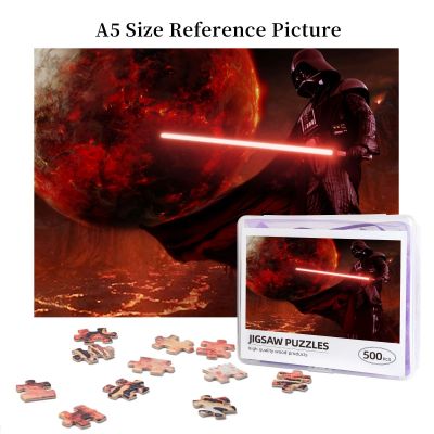 Star Wars Darth Vader Wooden Jigsaw Puzzle 500 Pieces Educational Toy Painting Art Decor Decompression toys 500pcs