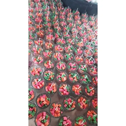 Pack of 5 Vigil Candle Assorted Color for Home Altar Prayer All Saints