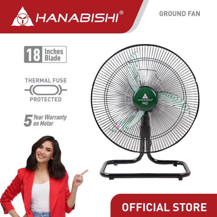 Hanabishi Ground Fan WINDMILL18GF 18" Durable AS Blade Industrial body