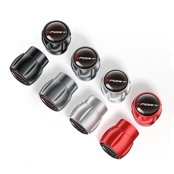 wheel-valve-covers-4pcs-universal-sports-tire-valve-caps-aluminum-alloy-sealing-gasket-riding-accessories-air-protection-for-bikes-bicycles-cars-smart