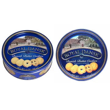 Jacobsens Europa Original Danish Butter Cookies in Tins, 5.29 oz