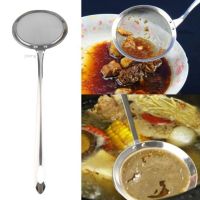 1pc New Stainless Steel Fine Mesh Strainer Colander Scoop Handle Kitchen Tool