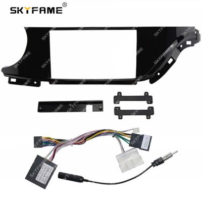 SKYFAME Car Frame Fascia Adapter Canbus Box Decoder For Chana Eado EV460 EV520 2018-2019 Android Radio Dash Fitting Panel Kit