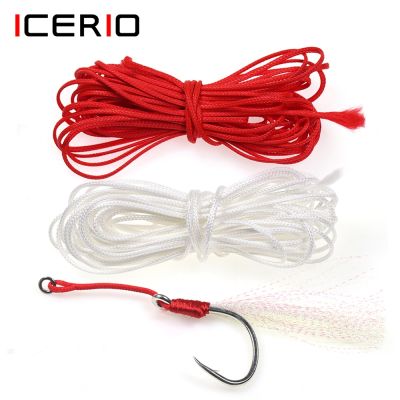 （A Decent035）ICERIO 80 350LB PE Braided Fishing Line Strong Hollow Core Assist Rope For Boat Binding Jigging Hook Accessories 5 Meter