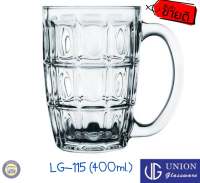 ? LG-115:400ml. แก้ว แก้วน้ำ แก้วนม แก้วลายสับปะรด แก้วมีหู แก้วใส แก้วน้ำดื่ม แก้วเบียร์ แก้วเหล้า 14oz. Lucky glass