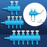 【LZ】☜☑ↂ  Válvula de controle de fluxo de ar do aquário 2 8 8 cabeças bomba de ar mangueira divisores tubo de oxigênio mangueira distribuidores tanque de peixes bomba de ar acessórios