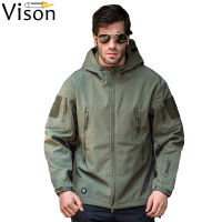 Khaki Soft shell Jacket camouflage winter hunting Sharkskin jackets custom windbreaker jacket clothes clothing