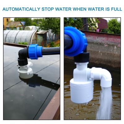 1/2 3/4 1 Full Automatic Float Valve Water Level Control Inside Installed Anti Corrosion Nylon Ball Balve Durable For Home Plumbing Valves