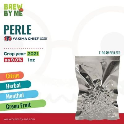 ฮอปส์ Perle (GR) PELLET HOPS (T90) โดย Yakima Chief Hops| ทำเบียร์ Homebrew