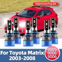 Turbo Led Headlight 15000Lm Bulbs High Low Beam 12V 24V Lamps Fog Lights For Matrix 2003 For Toyota 2004 2005 2006 2007 2008