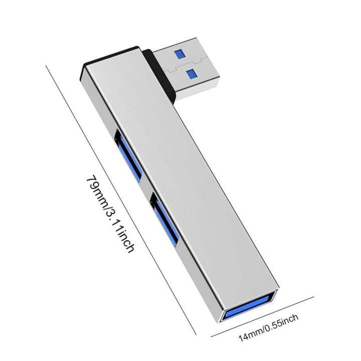 vktech-ฮับด็อกต่อขยาย3-in-1ฮับ-usb-3-0-type-c-3-0ถึง3-usb-usb-ฮับ-type-c-ความเร็ว5-0gbps-3พอร์ตสำหรับพีซีแล็ปท็อปโน๊ตบุค