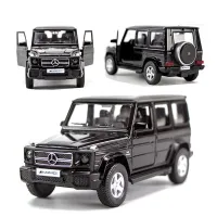 1:36 Benz G63 D Iecast รถของเล่นรุ่นยานพาหนะล้อ Defender ล้อแม็กดึงกลับสูงกระตุ้นการเก็บของเล่นของขวัญ A71