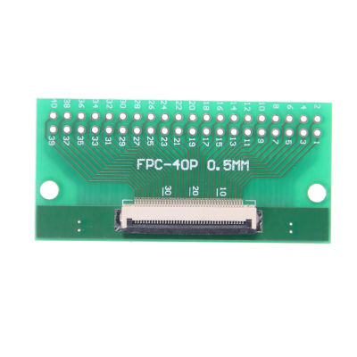 yizhuoliang 1pcs 40Pin 0.5mm FFC FPC ถึง40P DIP 2.54mm PCB Converter BOARD ADAPTER
