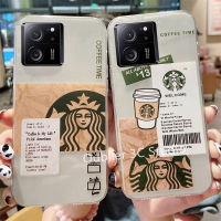 เคสโทรศัพท์ สำหรับ Xiaomi 13 Lite 13T Pro Redmi 12 12C Note 12 Pro + Plus 5G 4G เคส ดีไซน์ใหม่ร้อนแฟชั่นที่สร้างสรรค์ Starbucks ซิลิโคนใสเคสนิ่ม Case 2023