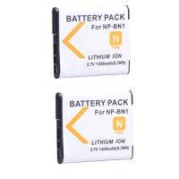 【Innovative】 2Pc 3.7V NP-BN1 NP BN1กล้อง1400MAh สำหรับ DSC-W390 DSC-W380 DSC-W370 DSC-W350