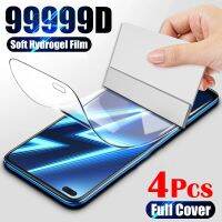 4PCS Hydrogel Film on For Oppo A17 A16 A15 A53S 5G A54 A92 A52 A91 A73 A77 A57E A94 A74 Screen Protectors Protective No Glass