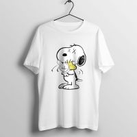 Mytee100% Cotton T Shirt Kaws Snoopy Printed Loose Cotton Oversized T-shirt