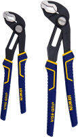 IRWIN VISE-GRIP GrooveLock Pliers Set, V-Jaw, 2-Piece (2078709) Regular Pliers Set