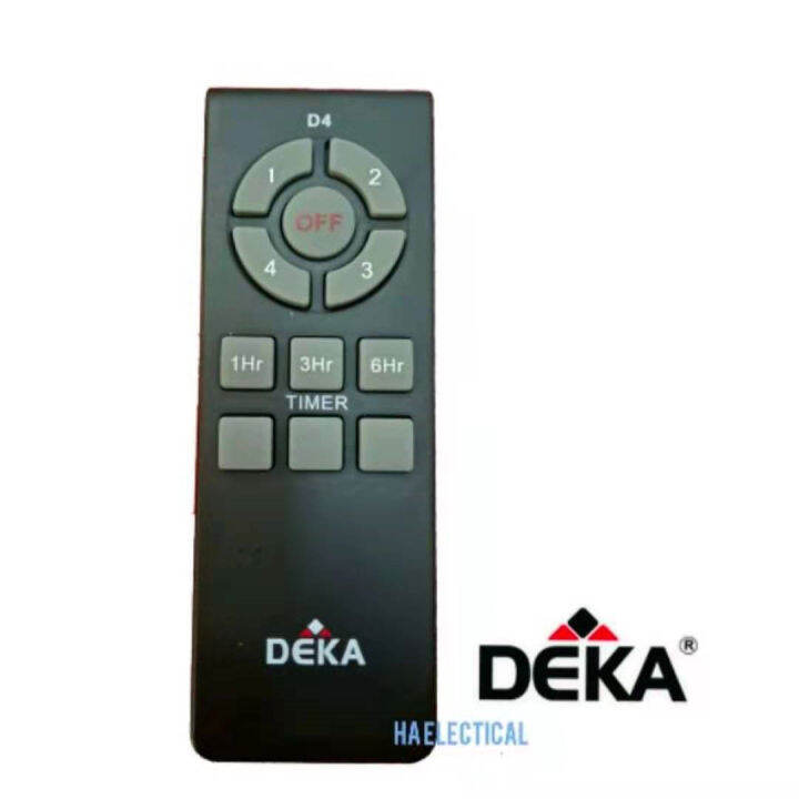 Original Deka (4speed) Ceiling Fan Remote Control Lazada