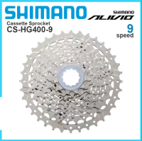 Shimano ALIVIO HG400เทปคาสเซ็ต9ความเร็วจักรยานภูเขา MTB จักรยานเสือหมอบ11-25T 11-28T 11-32T 11-34T 11-36T อะไหล่รถจักรยานล้อตุนกำลัง