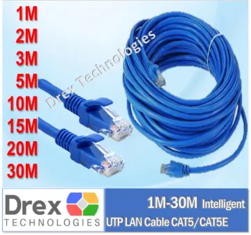 10m 8m 5m 3m 1m RJ45 cable 26AWG CAT6 UTP Side Angled L Shape RJ45 Patch
