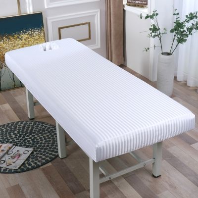 【jw】❈  Capa de colchão cama massagem grossa folha beleza simples quatro estações apto para salão do hotel hospital
