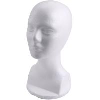 Mannequin Foam Head Model Glasses Hat Wig Display Stand