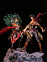 Attack On Titan Action Anime Figurine Ackerman Ackerman Ver. พีวีซีเครื่องประดับรุ่นตุ๊กตาของเล่นของขวัญเด็ก