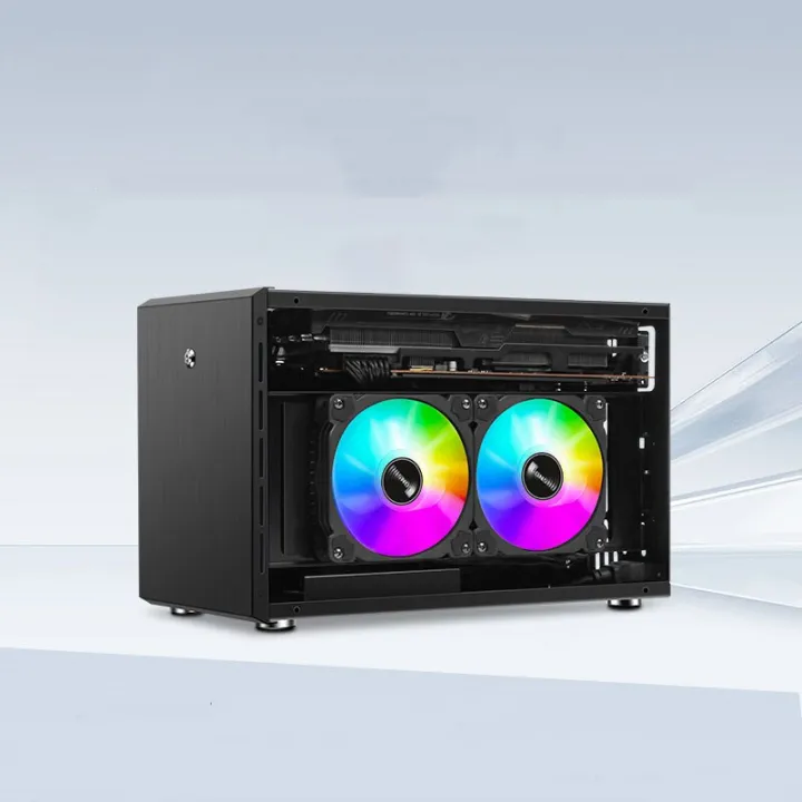 Mini ITX PC Case อลูมิเนียมทั้งหมดรองรับ240 Water Cooling CPU สูงการ ...
