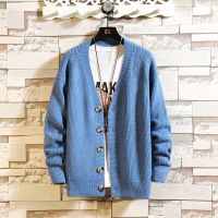 [COD] 2022 autumn and winter mens long-sleeved sweater V-neck cardigan jacket casual wholesale