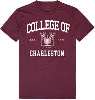 College Of Charleston Cougars Ncaa Seal Tee Tshirt Maroon