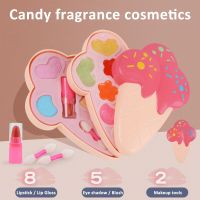 Simulation Girls Pretend Princess Makeup Toys Play House Childrens Cosmetics Lipstick Eyeshadow Set for Kids Party Cosplay Game