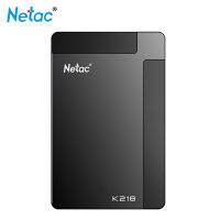 Netac K218 USB 3.0 HDD 1TB 2TB แฟลชไดรฟ์2.5นิ้วฮาร์ดไดรฟ์ภายนอกแบบพกพา LED Drive สำหรับ Windows Mac ระบบ5400รอบต่อนาที