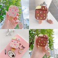 ❐ For Airpods Pro 3D Cute Cartoon Chocolate Ice Cream Earpods Case for Apple Airpods 1 2 3 Wireless Earphone Cover Charging Box