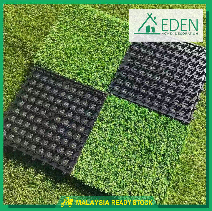 EDEN 30x30cm Artificial Grass Carpet Tiles Grass Deck Tiles