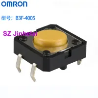 100ชิ้น OMRON B3F-4005แท้เดิมสัมผัสสวิทช์2.55N,ปุ่มคีย์12*12*4.3มิลลิเมตรตามเข็มนาฬิกา