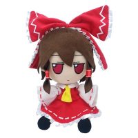 Original Two Dimensions Doll Fumo 20Cm Cute Anime Cartoon Touhou Project Hakurei Reimu Cosplay Plush Toy Dolls Collectible Toy