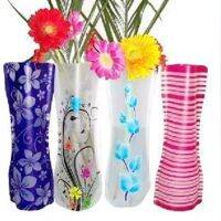 Home Furnishings Transparent Fresh PVC Reusable Flower Vase