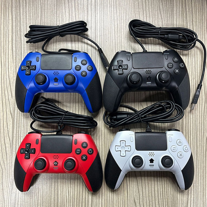 usb-wire-control-gamepad-controller-ใช้งานร่วมกับ-ps4จอยสติ๊ก-gamepads-พร้อมฟังก์ชั่นการสั่นสะเทือน6แกน