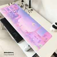 ☌ Pink Sailor Moon landscape Silicone Pad to Mouse Gaming Mousepad XL Large Gamer Keyboard PC Desk Mat Computer Tablet Mouse Pad.