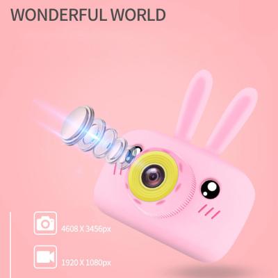 Full HD 1080P Portable Cute Cartoon Digital Video Kids Camera 12MP 2 LCD Screen Display Children For Chirdren Learning Study