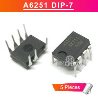 5Pcs A6251 DIP-7 STR-A6251 A6251M DIP7 STR-A6251M DIP 15W Flyback ตัวควบคุม IC ใหม่