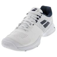 Babolat Men s Propulse Blast All Court Tennis Shoes White and Estate Blue thumbnail